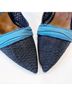 Malone Souliers Black Teal Yellow Heels Size EU 40 - photo 6