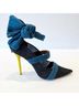 Malone Souliers Black Teal Yellow Heels Size EU 40 - photo 12