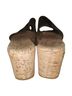 Bamboo 100% Corkshell Brown Wedges Size 8 1/2 - photo 2