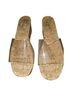 Bamboo 100% Corkshell Brown Wedges Size 8 1/2 - photo 1