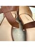 Pashion Solid Brown Sandals Size 7 1/2 - photo 3