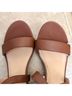 Pashion Solid Brown Sandals Size 7 1/2 - photo 5