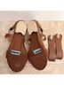 Pashion Solid Brown Sandals Size 7 1/2 - photo 8
