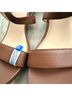Pashion Solid Brown Sandals Size 7 1/2 - photo 9
