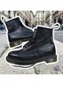 Dr. Martens 100% Leather Black Boots Size 10 - photo 3