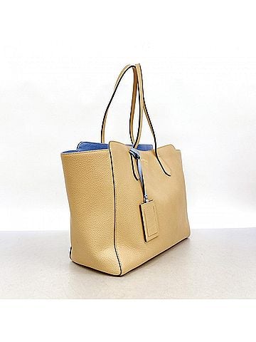 Gucci Gucci Swing Tote Bag 354397 Leather Beige Blue Women's P2856854 (view 2)