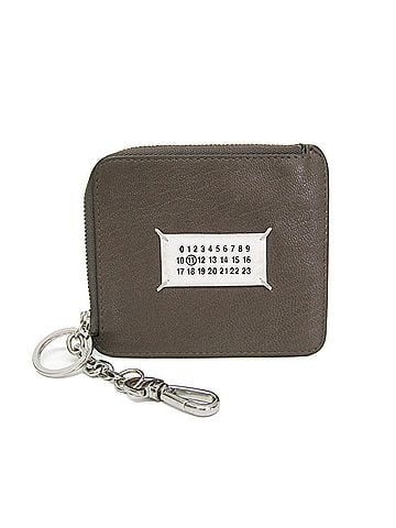 Maison Margiela Maison Margiela Calendar Tag Coin Key Case S58UI0205 Women,Men Leather Coin Purse/coin Case Grayish (view 1)
