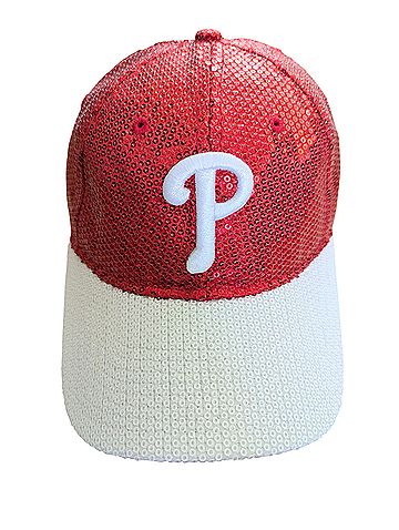 New Era Victoria's Secret PINK VS Philadelphia Phillies Bling Sequin Logo Baseball Cap (view 1)