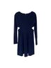Halston 48% Polyester 25% Viscose 23% Nylon 4% Spandex 95% Polyester 5% Spandex 100% Polyester Blue Cocktail Dress Size 2 - photo 4