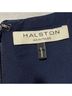 Halston 48% Polyester 25% Viscose 23% Nylon 4% Spandex 95% Polyester 5% Spandex 100% Polyester Blue Cocktail Dress Size 2 - photo 5