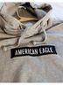 American Eagle Outfitters 100% Cotton Gray Pullover Hoodie Size L - photo 4