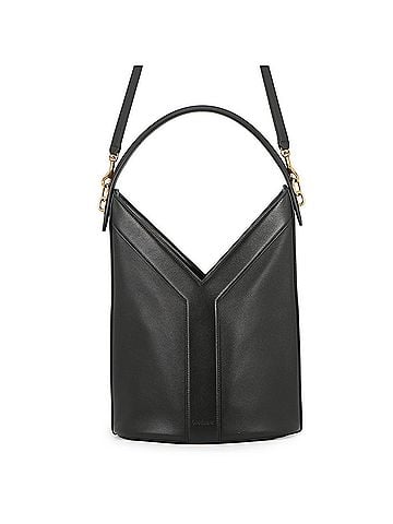 Yves Saint Laurent Yves Saint Laurent Saint Laurent Paris Shoulder Bag Y Bucket 840891 SAINT LAURENT PARIS Black Handbag Women's (view 1)