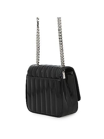 Yves Saint Laurent Yves Saint Laurent Saint Laurent Paris Chain Shoulder Bag Vicky Small Patent Leather 538439 SAINT LAURENT PARIS Black Handbag (view 2)