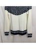 Talbots Fair Isle Black Ivory White Sweater Vest Size XS - photo 5