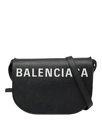 Balenciaga Balenciaga Ville Day Bag, Crossbody Shoulder 542207, Navy/White Leather, Women's, BALENCIAGA (view 1)