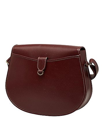 Cartier Cartier Must Line Shoulder Bag, Wine Red/Bordeaux Leather, Women's. (view 2)