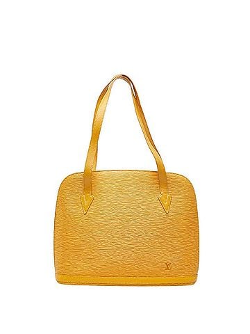 Louis Vuitton Louis Vuitton Epi Lussac Shoulder Bag Tote M52289 Tassili Yellow Leather Women's LOUIS VUITTON (view 1)