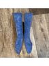 Born Snake Print Blue Flats Size 7 - photo 6