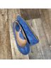 Born Snake Print Blue Flats Size 7 - photo 4