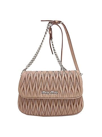 Miu Miu Miu Miu Miu Chain Shoulder Bag, Leather, Women's MIUMIU (view 1)