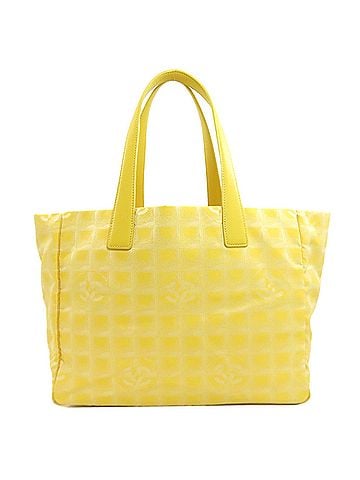 Chanel Chanel New Travel Line MM Tote Bag with Silver Hardware, Nylon, Women's CHANEL (view 1)