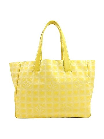 Chanel Chanel New Travel Line MM Tote Bag with Silver Hardware, Nylon, Women's CHANEL (view 2)