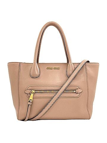 Miu Miu Miu Miu Miu 2-Way Tote Bag, Calfskin, Women's MIUMIU (view 1)