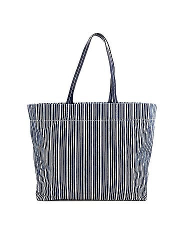 Miu Miu Miu Miu Miu Striped Denim Tote Bag for Women (view 2)