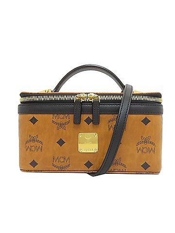 MCM MCM Logo Handbag, PVC, Women's (view 1)