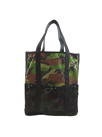 MCM MCM Camouflage Pattern Tote Bag, Canvas/Leather, Women's (view 1)