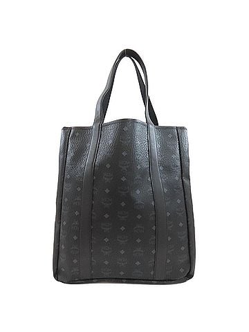 MCM MCM Camouflage Pattern Tote Bag, Canvas/Leather, Women's (view 2)