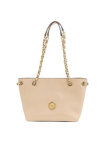 Versace Versace Logo Handbag, Calfskin, Women's (view 1)