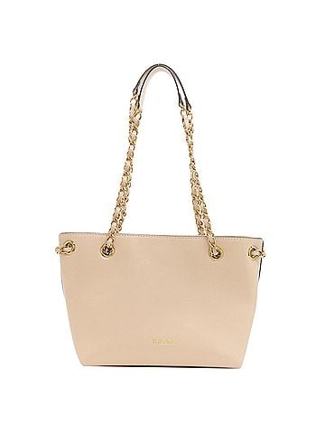 Versace Versace Logo Handbag, Calfskin, Women's (view 2)