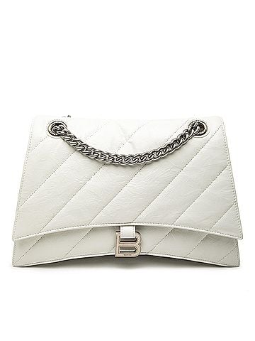 Balenciaga Medium Crushed Calfskin Chain Shoulder Bag (view 1)