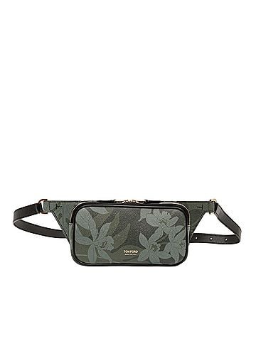 Tom Ford Leather Floral Print Belt Bag (view 1)