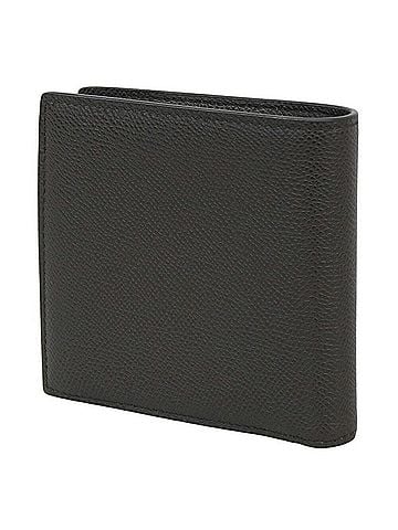 Bally Bally Striped Bi-fold Wallet, Leather, Dark Brown x White Red (view 2)