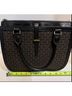 Fossil Black Brown Leather Satchel One size - photo 9