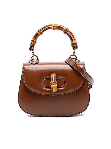 Gucci Mini Calfskin 1947 Bamboo Top Handle Bag (view 1)