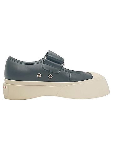 MARNI Marni Pablo Mary-Jane Sneakers in Black Nappa Calf Leather (view 1)