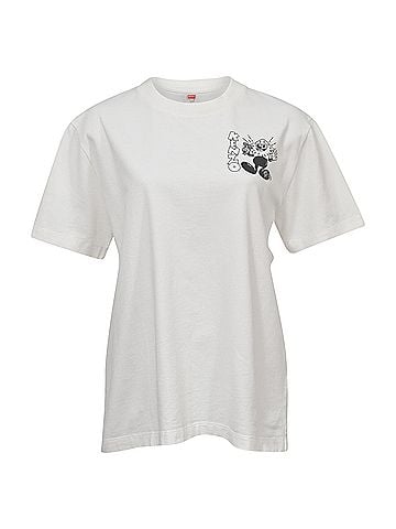 Kenzo Kenzo Boke Boy Printed T-shirt in White Cotton (view 1)