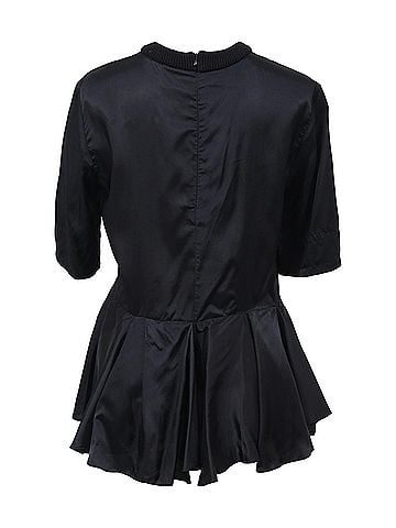 MARNI Marni Peplum Blouse in Black Nylon (view 2)