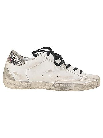 Golden Goose Golden Goose Superstar Low Top Sneakers in White Leather (view 1)