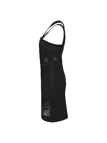 David Koma David Koma One-Shoulder Bodycon Dress in Black Nylon (view 2)