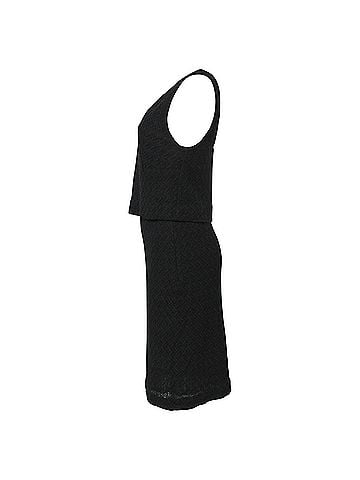 Missoni Missoni V-neck Dress in Black Rayon (view 2)