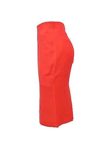 Alexander McQueen  Alexander Mcqueen Midi Pencil Skirt in Red Wool (view 2)
