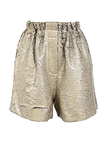 The Frankie Shop The Frankie Shop Jazz Tulle Shorts in Bronze Sequins (view 1)