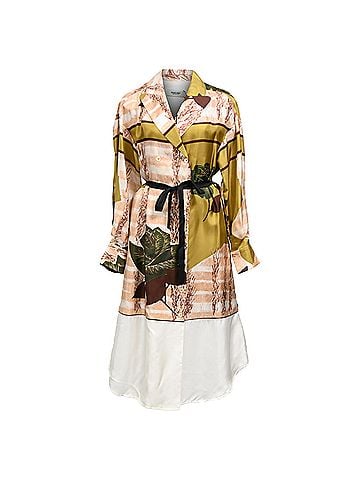 Rachel Comey Rachel Comey Midi Length Dress in Multicolor Silk (view 1)
