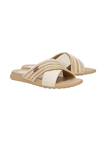 Hey Dude Women's Christi Slide Fringe Sandal (view 2)