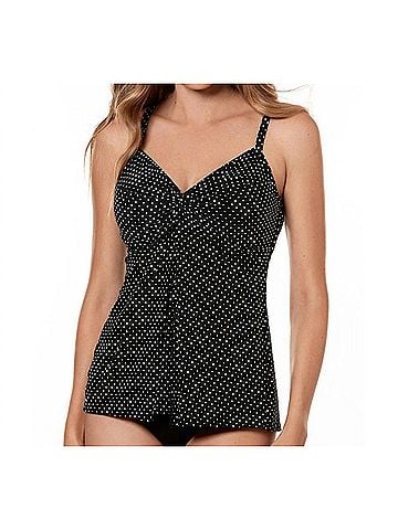 Miraclesuit Dd-Cup Love Knot Underwire Tankini Top (view 2)