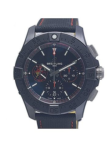 Breitling BREITLING Avenger B01 SB01473A1B1X1 SB0147 Chronograph 44 Night Mission Dust Devils Men's Watch Ceramic x Cowhide Leather 40375 (view 1)